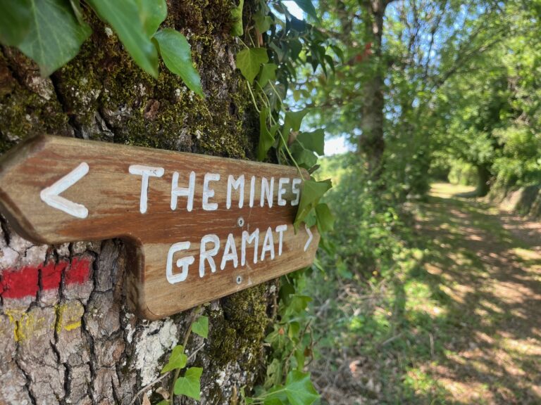 GR6 entre Thémines et Gramat sur Compostelle